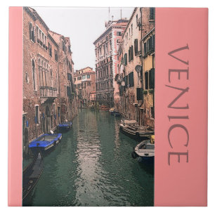 TILE/TRIVET/VENETIAN CANAL SCENE TILE