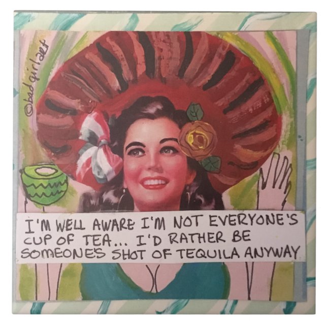 Tile-trivet-wall art tile (Front)