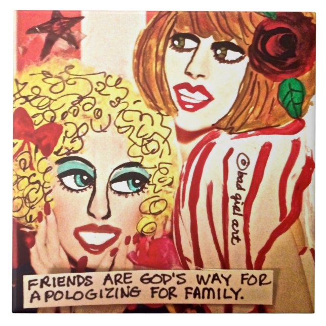 Tile-trivet-wall art tile (Front)