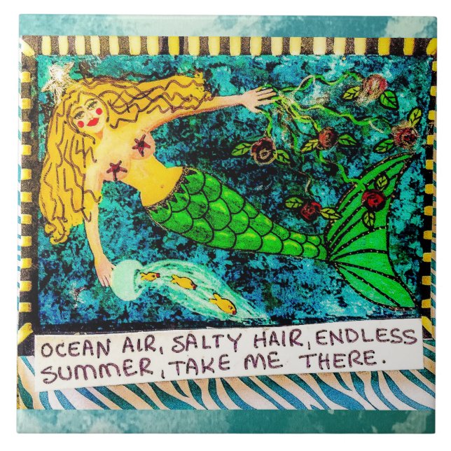 Tile-trivet-wall art tile (Front)