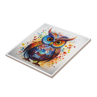 Tile White(Fall Owl) RFPMDesigns ©️2024