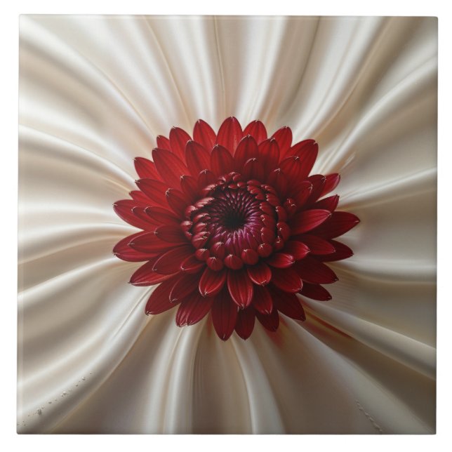 Tile with Japanase Colours modern Design (Front)