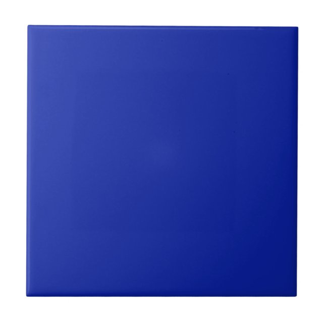 Tile with Royal Blue Background (Front)