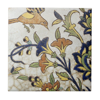 tile with vintage design with birds