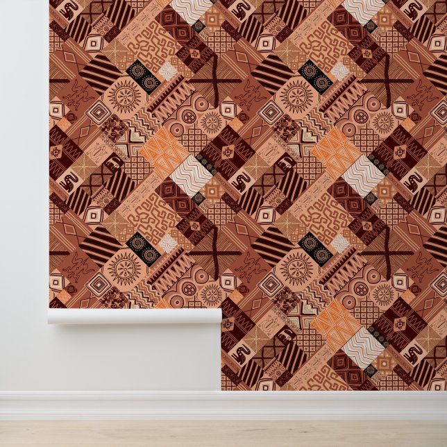 tiled African style themed  Wallpaper (Application)