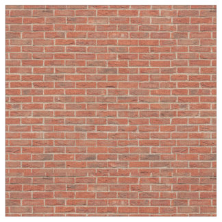 Tiled Brick Wall Urban Texture Pattern Fabric