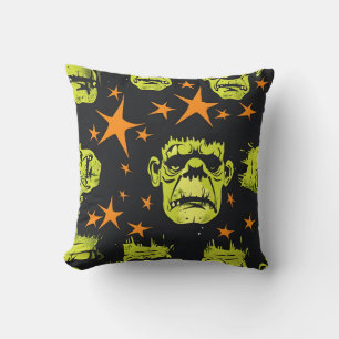 Tiled Frankenstein Pattern Cushion