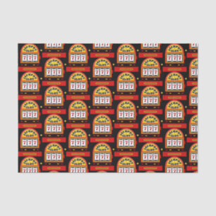 tiled gambling machine casino party tissue paper