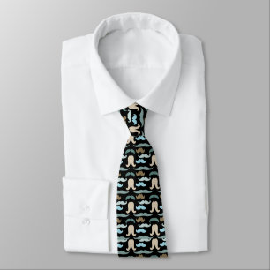 Tiled Moustache Decorative Tie