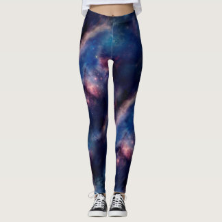 Tiled Purple Galaxy Leggings