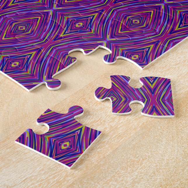 Tiled Scribbles | Jigsaw Puzzle (Side)