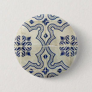 Tiles 6 Cm Round Badge