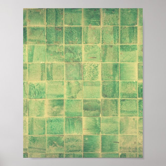 Tiles Backdrop Bathroom Poster (Front)