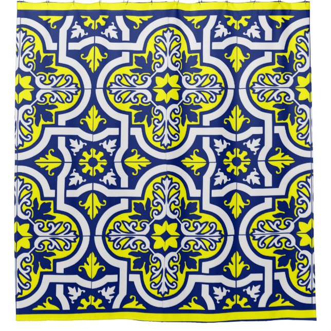 tiles panel decorative decoration shower curtain (Front)