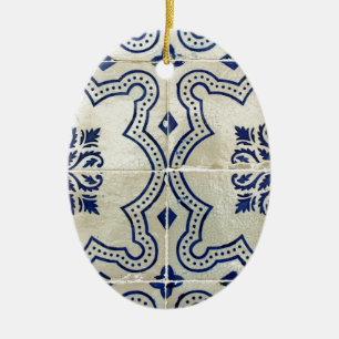 Tiles, Portuguese Tiles Ceramic Tree Decoration