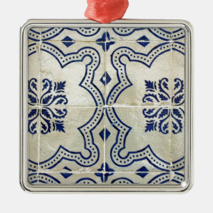 Tiles, Portuguese Tiles Metal Tree Decoration