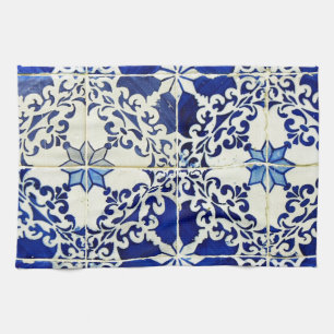 Tiles, Portuguese Tiles Tea Towel