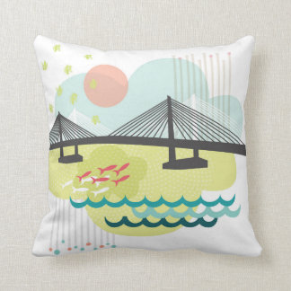 Tilikum Crossing Pillow Portland Oregon