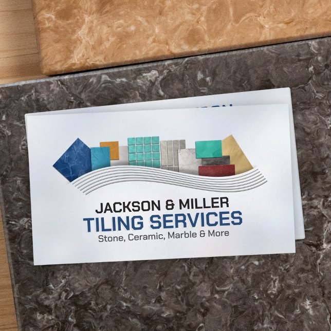 Tiling Services - Tile Layer Business Card (Creator Uploaded)