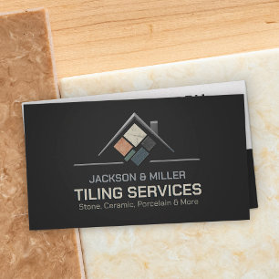Tiling Services - Tile Layer Business Card