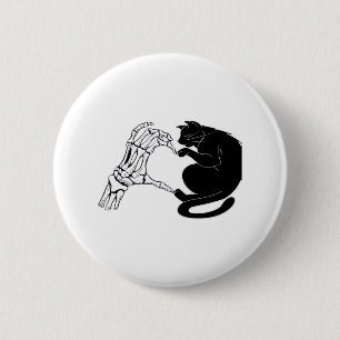Till Death Cats Do Us Part Classic 6 Cm Round Badge