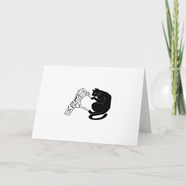Till Death Cats Do Us Part Classic Card (Front)