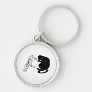 Till Death Cats Do Us Part Classic Key Ring