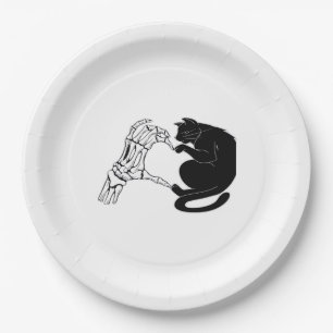Till Death Cats Do Us Part Classic Paper Plate