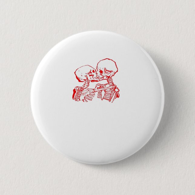 Till Death Do Us Apart (Red Transparent) 6 Cm Round Badge (Front)