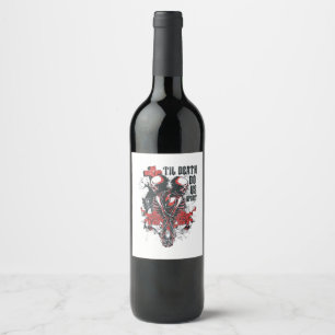 Till Death Do Us Apart  Wine Label