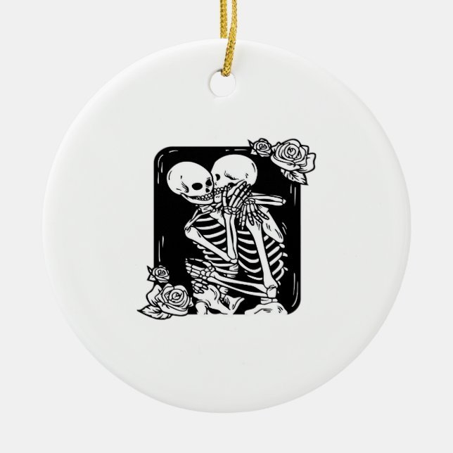 Till Death Do Us Funny Design Ceramic Tree Decoration (Front)