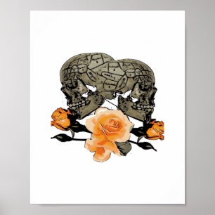 Till Death Do Us Funny Design For Halloween Poster