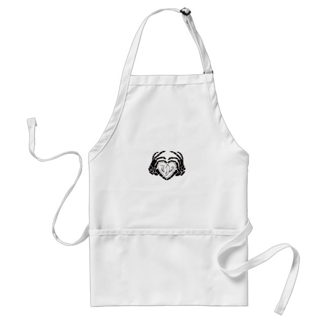 Till Death Do Us Funny Design – Ghostly Love Vibes Standard Apron (Front)