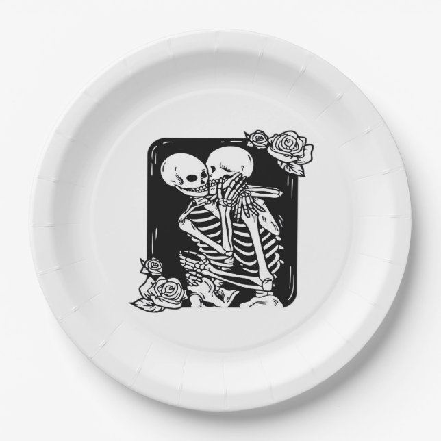 Till Death Do Us Funny Design Paper Plate (Front)
