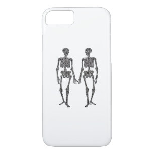 Till Death Do Us Part 2 Skeletons Classic Case-Mate iPhone Case