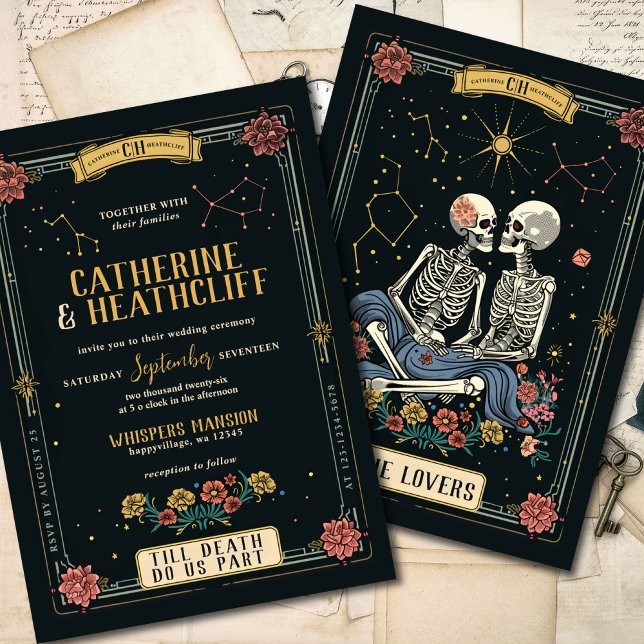 Till Death Do Us Part 3 | Tarot Wedding Invitation (Creator Uploaded)