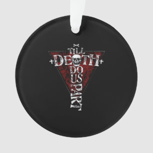 Till Death Do Us Part – Autumn Goth Aesthetic Ornament