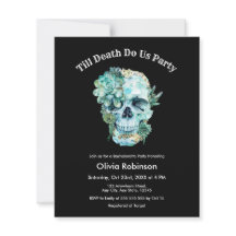 Till Death Do Us Part Bachelorette Party Invite