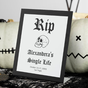 Till Death Do Us Part Bachelorette Party Pedestal Sign