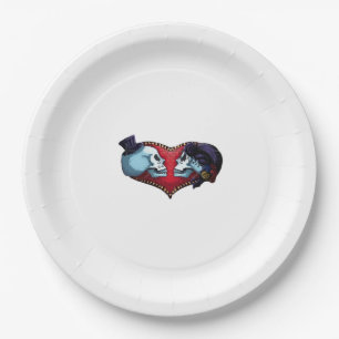 Till Death Do Us Part (Back Bg Variant) Graphic Paper Plate