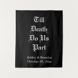 Till Death Do Us Part black Tapestry