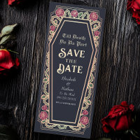 Till Death Do Us Part Blue Goth Save the Date