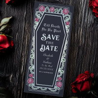 Till Death Do Us Part Blue Goth Save the Date