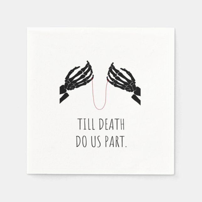 Till Death Do Us Part Boxy Napkin (Front)