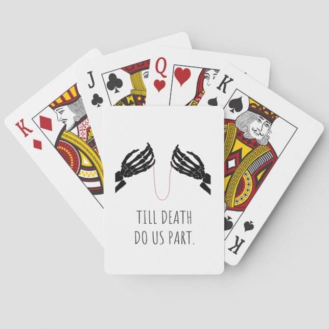 Till Death Do Us Part Boxy Playing Cards (Back)