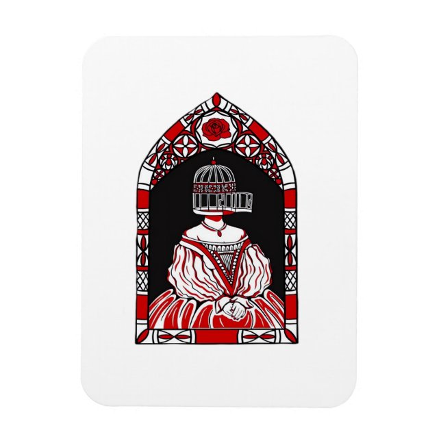 Till Death Do Us Part Caged Bird Classic Magnet (Vertical)