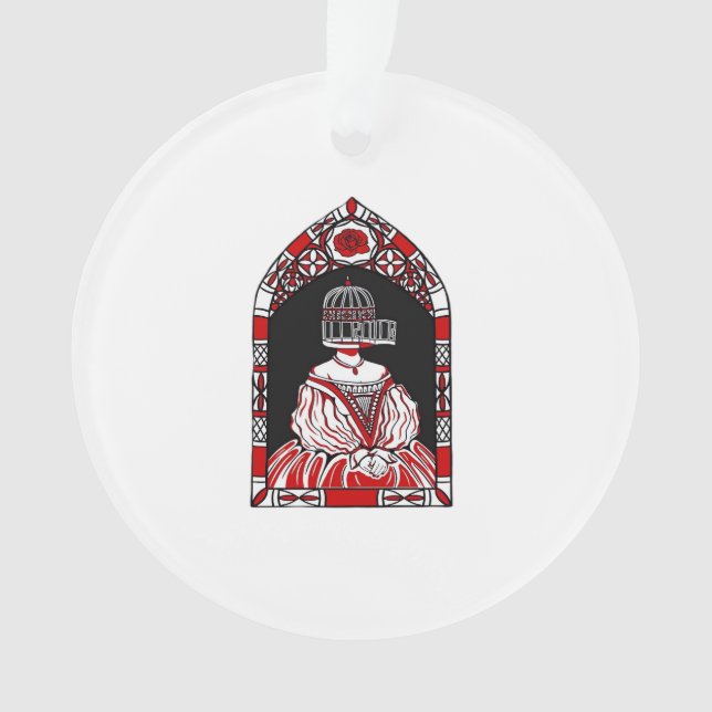 Till Death Do Us Part Caged Bird Classic Ornament (Front)