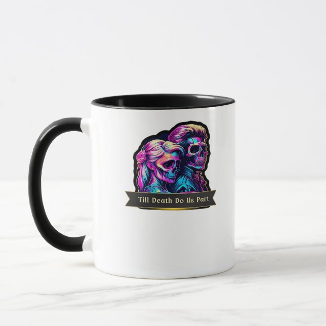 Till Death Do Us Part Classic – Autumn Gothic Vows Mug (Left)
