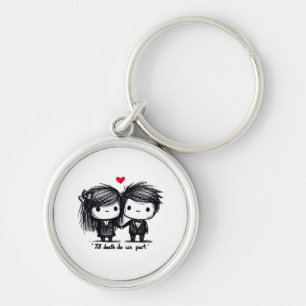 Till Death Do Us Part Classic – Autumn Love Story Key Ring
