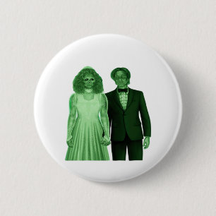 Till Death Do Us Part Classic Design 6 Cm Round Badge